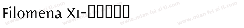 Filomena X1字体转换